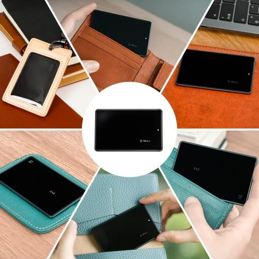 MiLi GPS Bluetooth MiCard Tracker HD-P16-C Apple fekete - 5