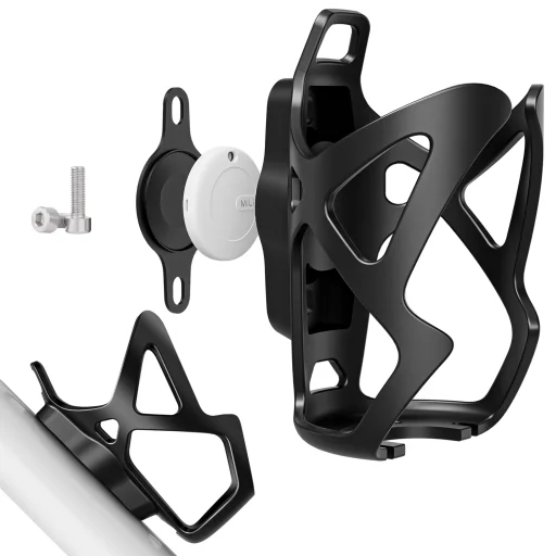 MiLi GPS Bluetooth MiTag nyomkövető HD-P16-BH Apple + biciklis kulacstartó fekete - 1