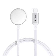 Tech-Protect Mc02 Ultraboost Mágneses Töltő Type-C Kábel 100cm Apple Watch Fehér