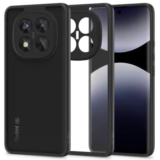 Tech-protect Magmat Xiaomi Redmi Note 14 Pro+ Plus 5G Matte Fekete tok - 1