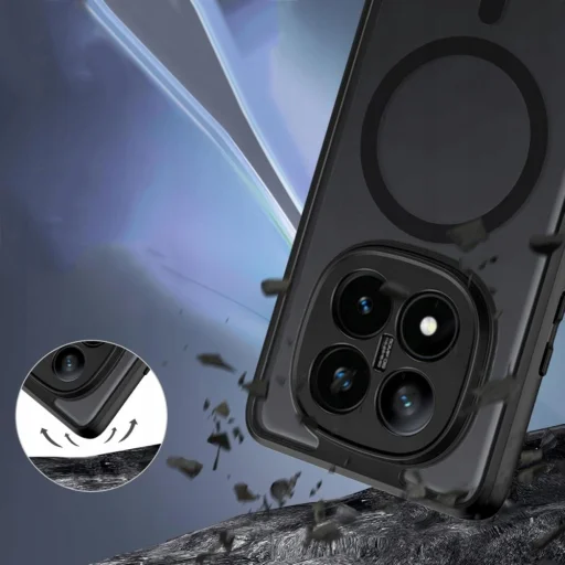 Tech-protect Magmat Magsafe Xiaomi Redmi Note 14 Pro+ Plus 5G Matte Black tok - 2