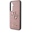 Guess Rögzített Csillámos Nagy 4G Fém Logós Samsung Galaxy S25 rózsaszín tok thumbnail