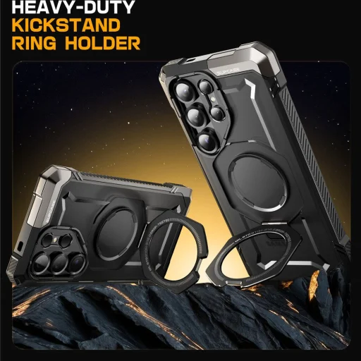  Galaxy S25 Ultra fekete Supcase Ub Grip Mag Magsafe tok - 3