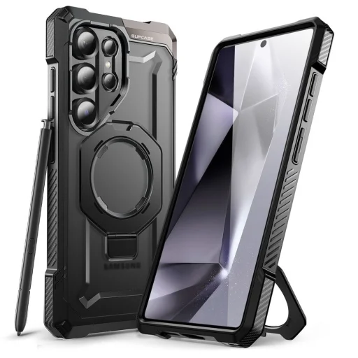  Galaxy S25 Ultra fekete Supcase Ub Grip Mag Magsafe tok - 1