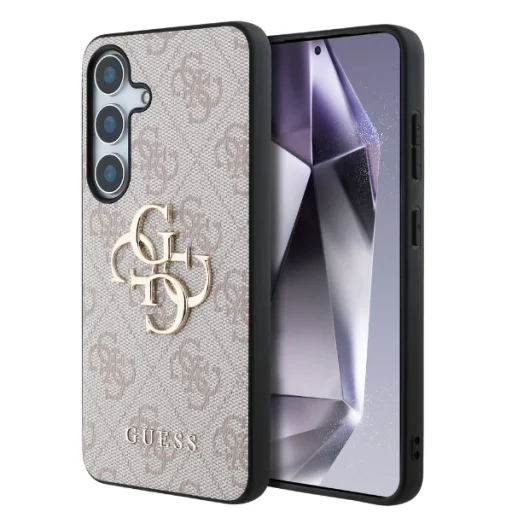 Guess Nagy 4G Logo Klasszikus Logo Samsung Galaxy S25 Plus rózsaszín tok - 10