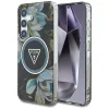 Guess Glitter Flowers Triangle Buttons MagSafe Samsung Galaxy S25 tok thumbnail