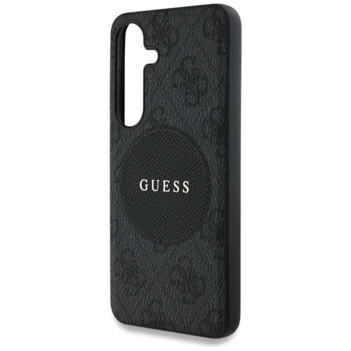 Guess 4G Round Patch Classic Logo MagSafe tok Samsung Galaxy S25 Plus-hoz fekete - 6