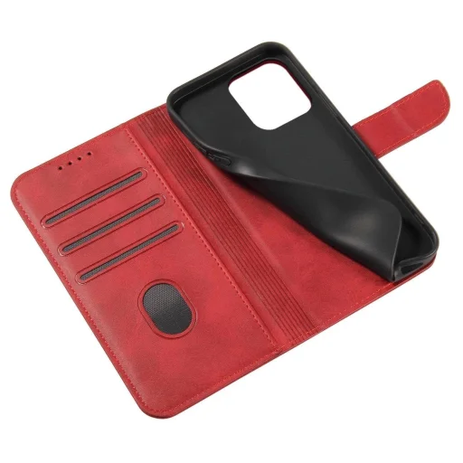 Magnet Case fliptok Samsung Galaxy S25+ - piros tok - 6