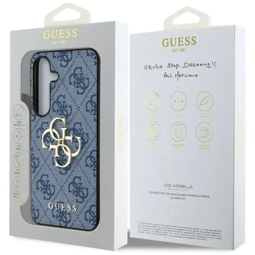 Guess Big 4G Logo Classic Logo tok Samsung Galaxy S25-hez kék - 8