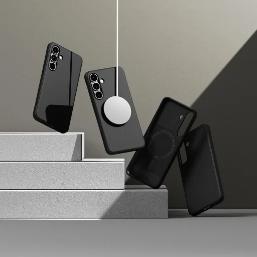 Ringke Onyx Magnetic Magsafe Galaxy S25 Fekete tok - 5