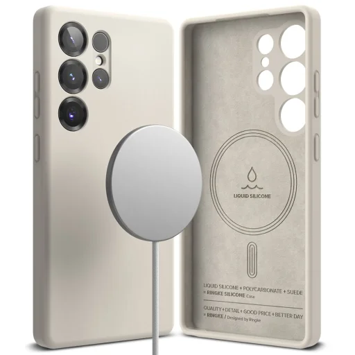 Ringke Szilikon Mágneses Magsafe Galaxy S25 Ultra Stone tok - 2