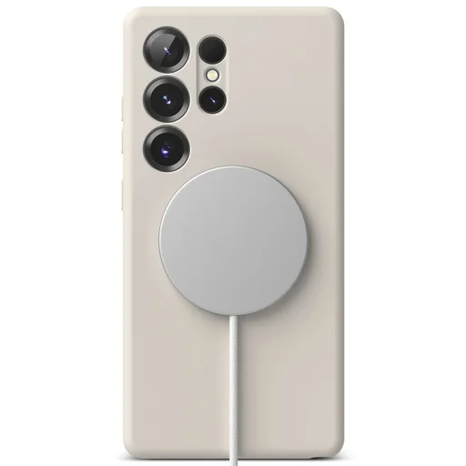 Ringke Szilikon Mágneses Magsafe Galaxy S25 Ultra Stone tok - 4