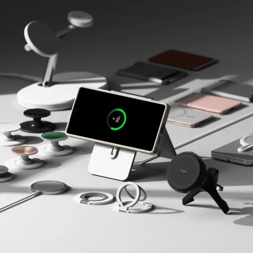 Ringke Szilikon Mágneses Magsafe Galaxy S25 Ultra Stone tok - 7
