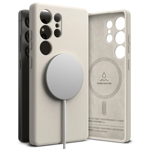 Ringke Szilikon Mágneses Magsafe Galaxy S25 Ultra Stone tok - 1