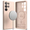 Ringke Silicone Magnetic Magsafe Galaxy S25 Ultra Pink Sand tok thumbnail