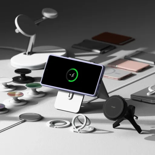 Ringke Szilikon Mágneses Magsafe Galaxy S25 Ultra Levendula tok - 7