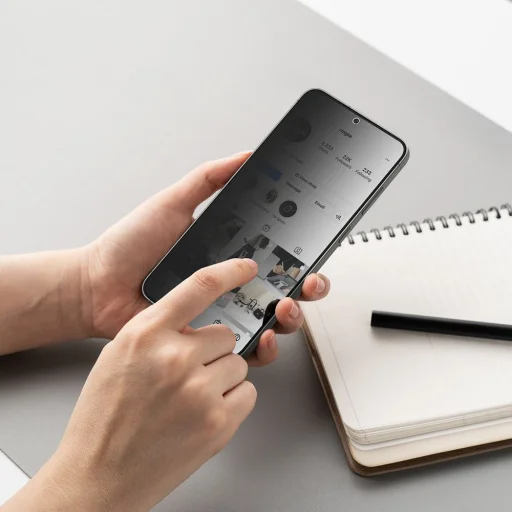 Ringke Easy Slide 2-pack Privacy üvegfólia Samsung Galaxy S25 Plus - 5