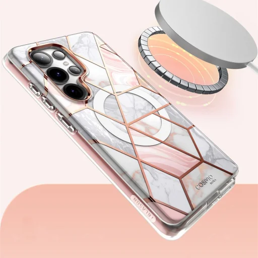  Galaxy S25 Ultra Marble Supcase Cosmo Mag Magsafe tok - 2