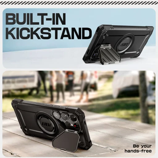  Galaxy S25 Ultra Fekete Supcase Ub Xt Mag Magsafe tok - 4