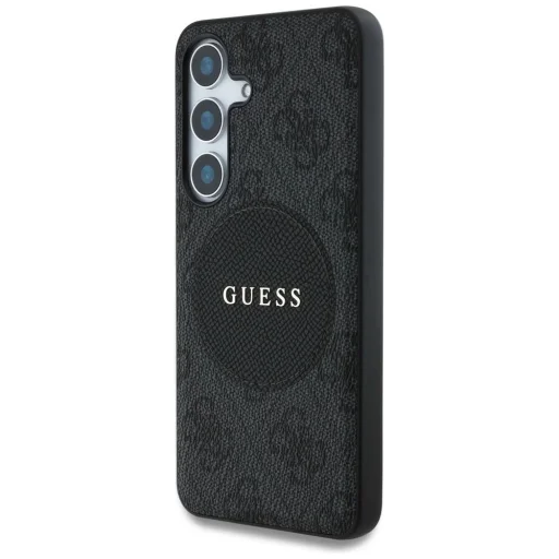 Guess 4G Round Patch Classic Logo MagSafe tok Samsung Galaxy S25 Plus-hoz fekete - 2
