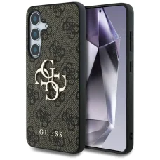 Guess Big 4G Logo Classic Logo tok Samsung Galaxy S25 Plus barna