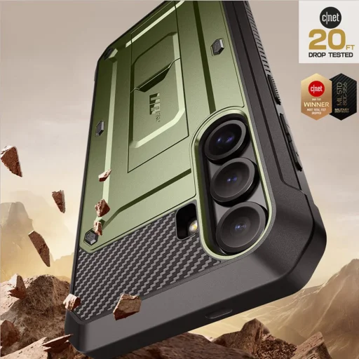  Samsung Galaxy S25 Supcase Unicorn Beetle Pro 2-set Guldan tok - 2