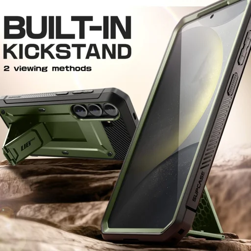  Samsung Galaxy S25 Supcase Unicorn Beetle Pro 2-set Guldan tok - 3