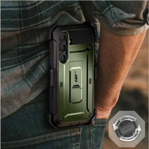  Samsung Galaxy S25 Supcase Unicorn Beetle Pro 2-set Guldan tok - 5