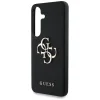 Guess Grained Big 4G Logo Small Classic Logo Samsung Galaxy S25 Plus tok fekete thumbnail