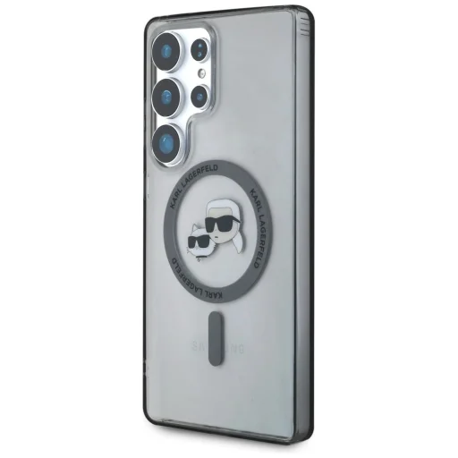 Karl Lagerfeld Button Karl & Choupette Heads Printed Logo MagSafe Samsung Galaxy S25 Ultra tok - 2