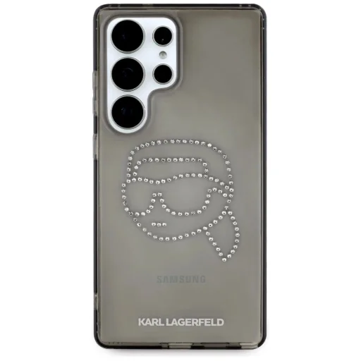 Karl Lagerfeld Rhinestones Karl Head Logo Samsung Galaxy S25 Ultra fekete tok - 3