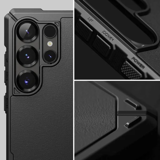 Ringke Rugged Gear Magnetic Magsafe Galaxy S25 Ultra Fekete tok - 8