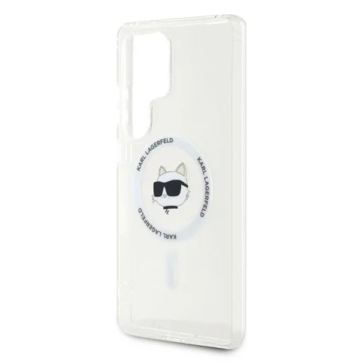 KARL LAGERFELD tok SAMSUNG S25 Ultra KLHMS25LHLSCHH (Magnetic IML Metal Choupette Head) fehér tok - 3