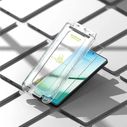 Edzett üveg Ringke Easy Slide 2-csomag Galaxy S25 Ultra Átlátszó üvegfólia - 5