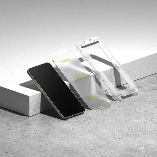 Ringke Easy Slide 2-pack üvegfólia Galaxy S25 Clear - 3