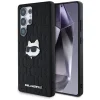 KARL LAGERFELD tok Samsung Galaxy S25 Ultra KLHCS25LPGKLCHPK (PU Monogram Choupette Head Pin) fekete tok thumbnail