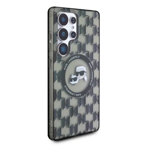 KARL LAGERFELD tok Samsung Galaxy S25 Ultra KLHMS25LHMCKMHK (Magnetic IML Metal Monogram KC Heads) fekete tok - 3