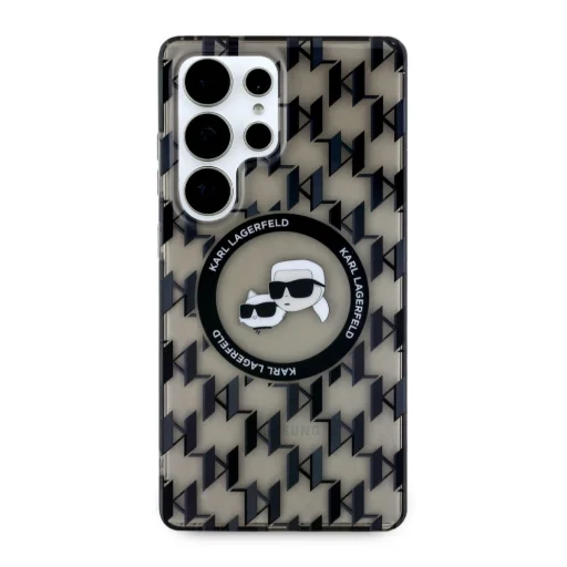 KARL LAGERFELD tok Samsung Galaxy S25 Ultra KLHMS25LHMCKMHK (Magnetic IML Metal Monogram KC Heads) fekete tok - 4