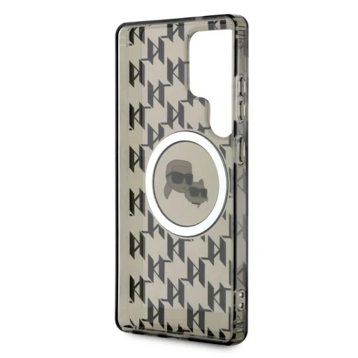 KARL LAGERFELD tok Samsung Galaxy S25 Ultra KLHMS25LHMCKMHK (Magnetic IML Metal Monogram KC Heads) fekete tok - 8