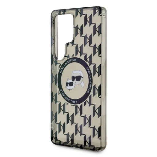 KARL LAGERFELD tok Samsung Galaxy S25 Ultra KLHMS25LHMCKMHK (Magnetic IML Metal Monogram KC Heads) fekete tok - 1
