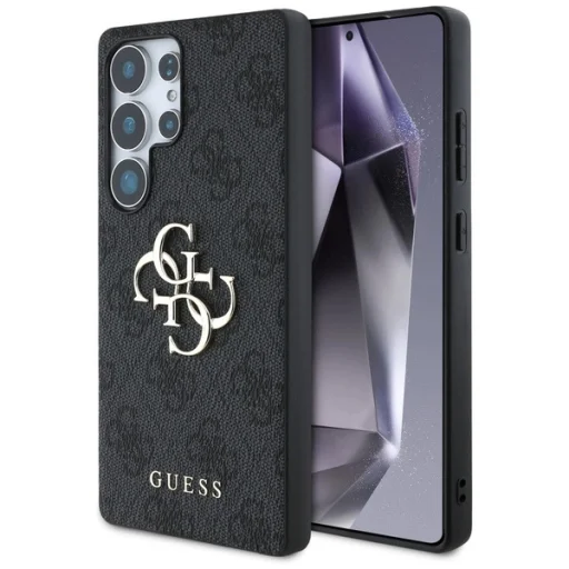 GUESS tok Samsung Galaxy S25 Ultra GUHCS25L4GMGGR (4G PU Big Logo) fekete tok - 1