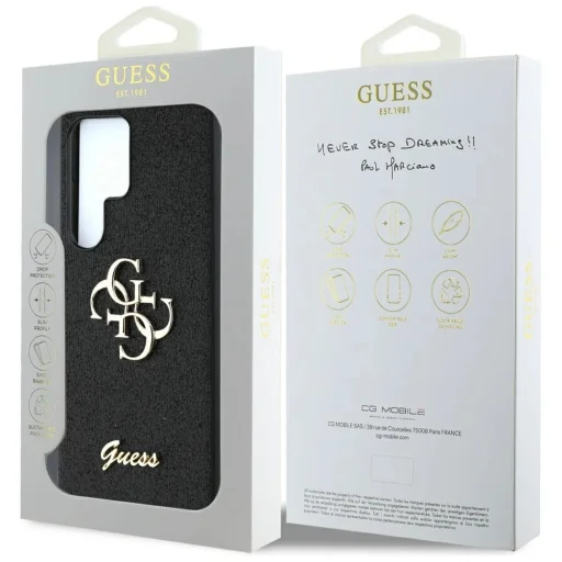 GUESS tok SAMSUNG S25 Ultra GUHCS25LHG4SGK (Fixed Glitter Big 4G) fekete tok - 6
