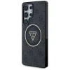 GUESS tok Samsung Galaxy S25 Ultra GUHMS25LHG4PRTGK (Magsafe IML fém csillámos 4G kör háromszög) fekete tok thumbnail
