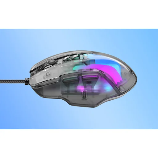 Vezetékes gamer egér Havit MS1011SE (átlátszó/fekete) - 8