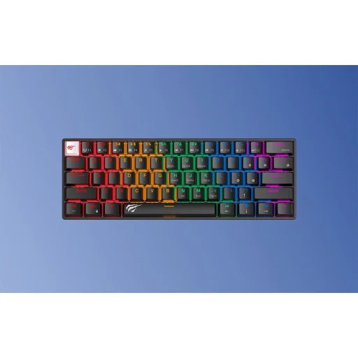 Vezetékes mechanikus játékbillentyűzet RGB Havit KB903L (fekete) - 6