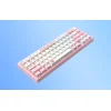 Havit KB874L RGB mechanikus gamer billentyűzet (rózsaszín/fehér) thumbnail
