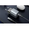 Vention GaN töltő USB-C+A 30W +1m USB-C-C kábel (szürke) thumbnail