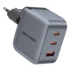 Vention GaN Töltő USB-C+C+A 70W (Szürke) thumbnail