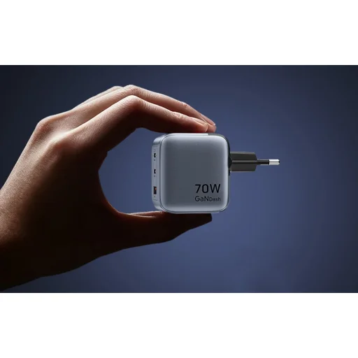 Vention GaN Töltő USB-C+C+A 70W (Szürke) - 7