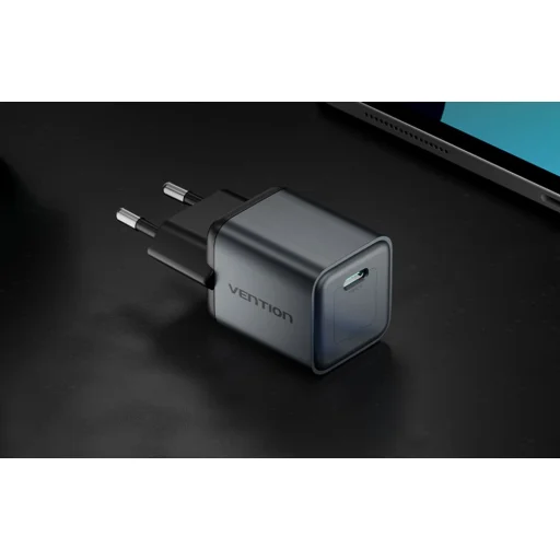 Vention GaN USB-C töltő 20W (Szürke) - 5